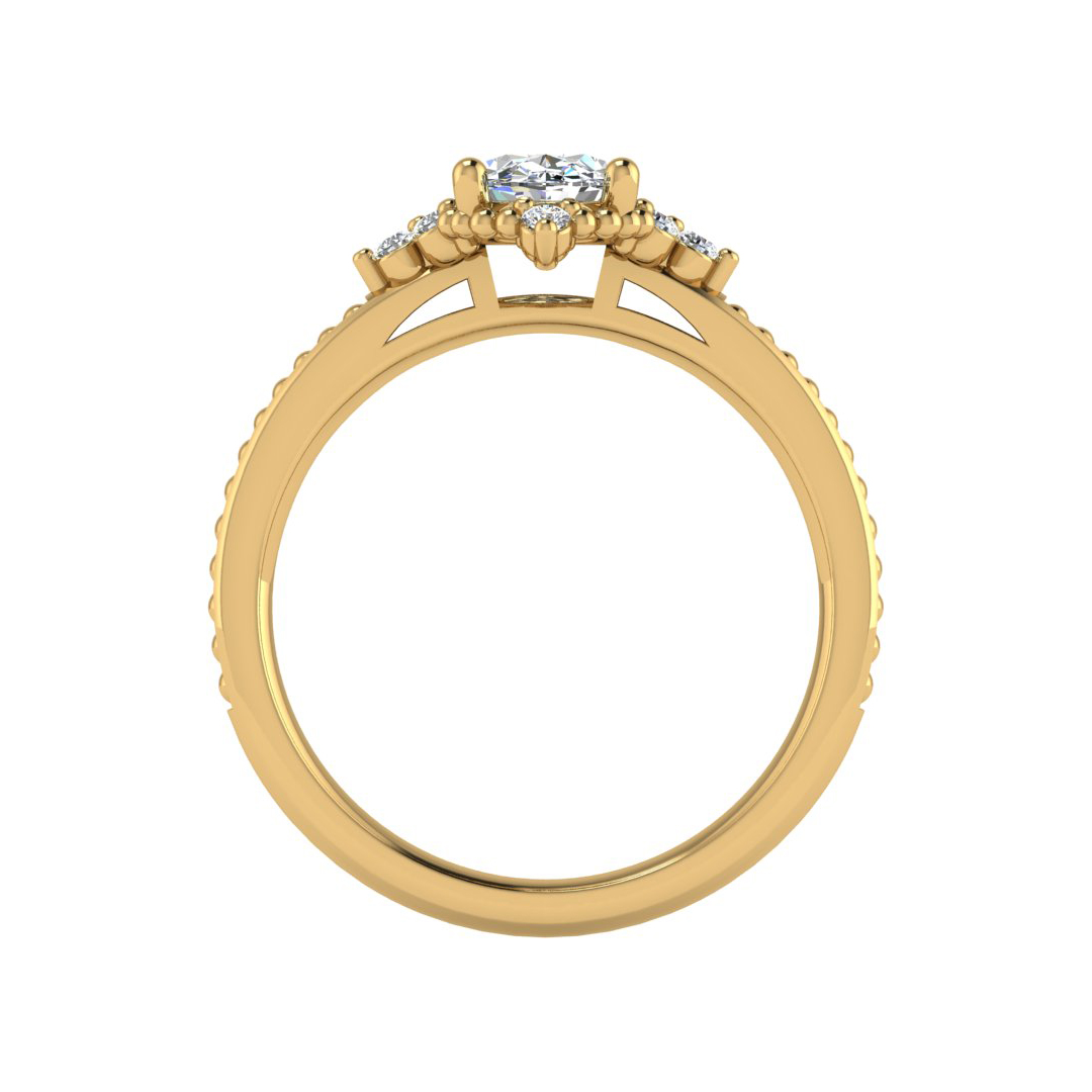 Ainsley Halo Engagement Ring